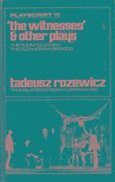 Tadeusz Rozewicz - Witnesses and Other Plays, Inbunden