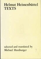 Helmut Heissenbuttel - Texts, Häftad