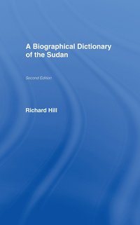 bokomslag A Biographical Dictionary of the Sudan