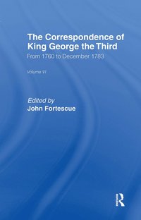 bokomslag Correspondence of King George the Third Vl6