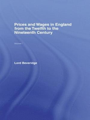 bokomslag Prices and Wages in England