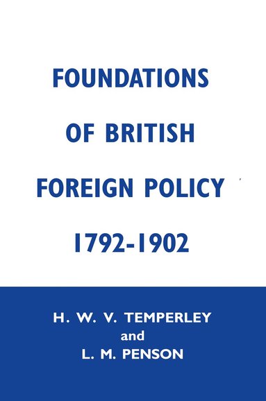 bokomslag Foundation of British Foreign Policy