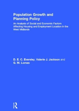 Population Growth and Planning Policy 1