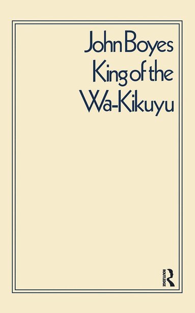 bokomslag King of the Wa-Kikuyu