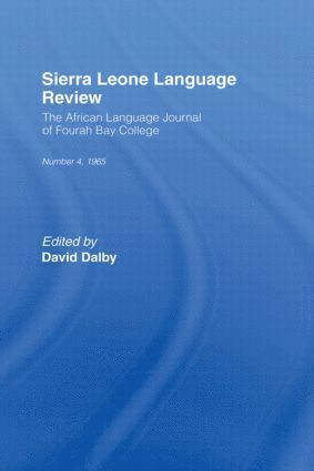 bokomslag African Language Review