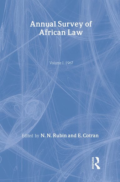 bokomslag Annual Survey of African Law Cb