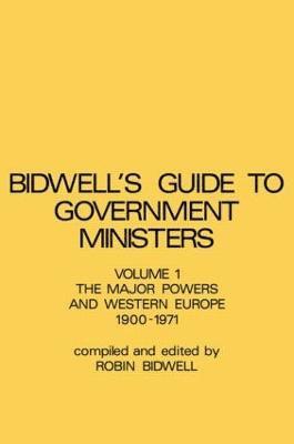 Guide to Government Ministers 1