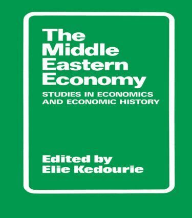 Elie Kedourie - Middle Eastern Economy, Häftad