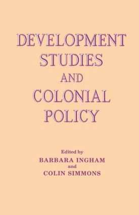 bokomslag Development Studies and Colonial Policy