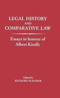 bokomslag Legal History and Comparative Law