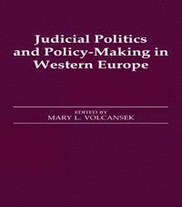 bokomslag Judicial Politics and Policy-making in Western Europe