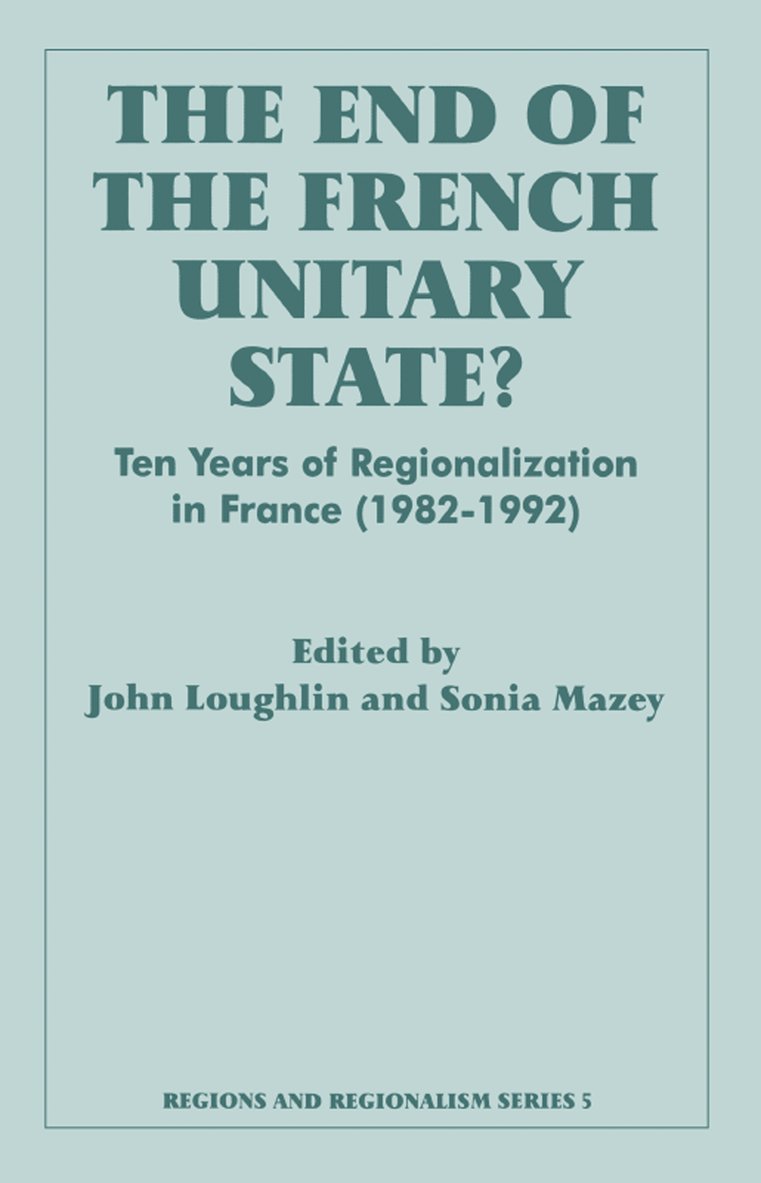 End of the French Unitary State?