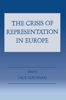 Jack Hayward - Crisis of Representation in Europe, Häftad