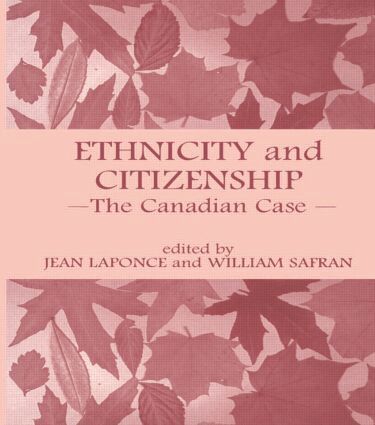 Jean Laponce, Safran William - Ethnicity and Citizenship, Häftad