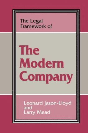 Legal Framework of the Modern Company
