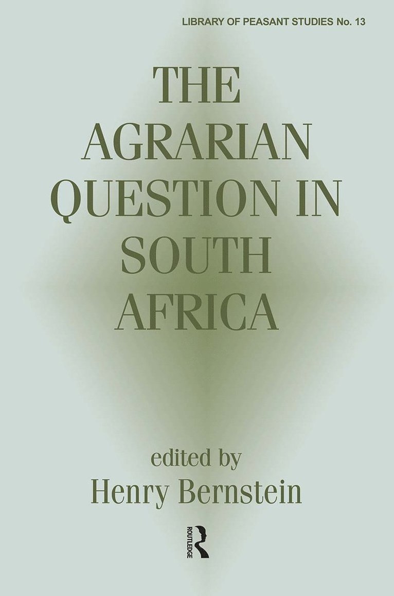 The Agrarian Question in South Africa 1