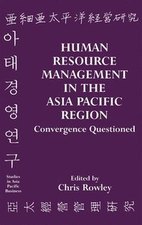 bokomslag Human Resource Management in the Asia-Pacific Region