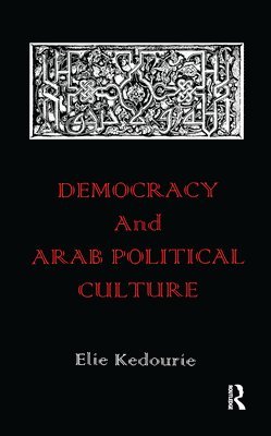 bokomslag Democracy and Arab Political Culture