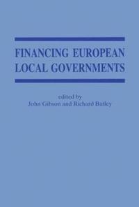 bokomslag Financing European Local Government