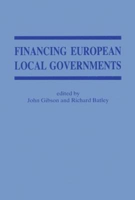 bokomslag Financing European Local Government