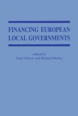 Financing European Local Government 1