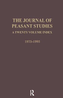 The Journal of Peasant Studies 1