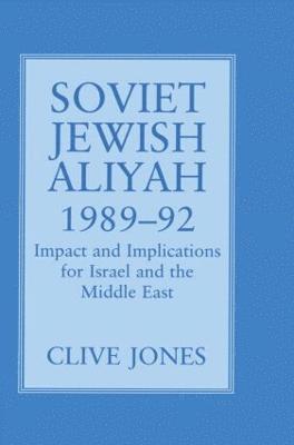 bokomslag Soviet Jewish Aliyah, 1989-92