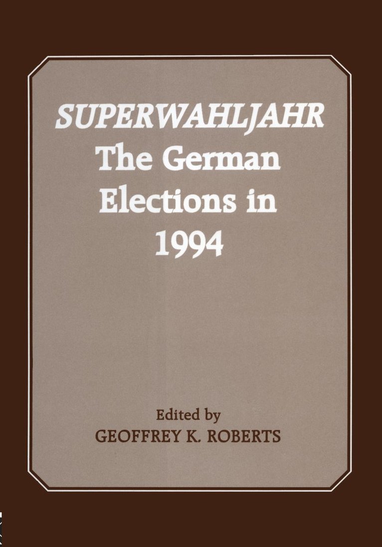 Geoffrey K. Roberts - Superwahljahr, Inbunden