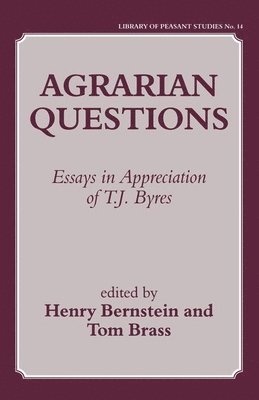 Henry Bernstein, Tom Brass - Agrarian Questions, Inbunden
