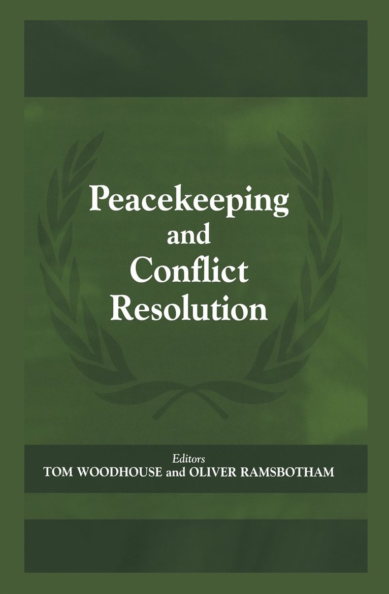 Peacekeeping and Conflict Resolution 1