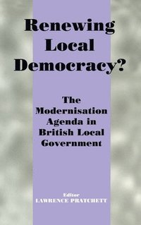 bokomslag Renewing Local Democracy?