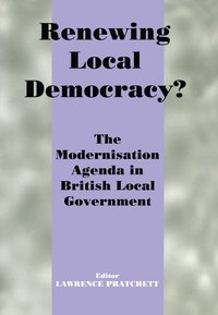 bokomslag Renewing Local Democracy?