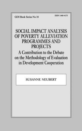 Susanne Neubert - Social Impact Analysis of Poverty Alleviation Programmes and Projects, Inbunden