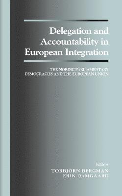 bokomslag Delegation and Accountability in European Integration