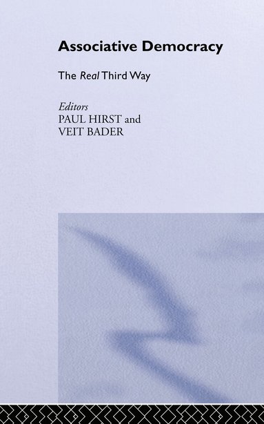 Veit Bader, Paul Hirst - Associative Democracy, Inbunden