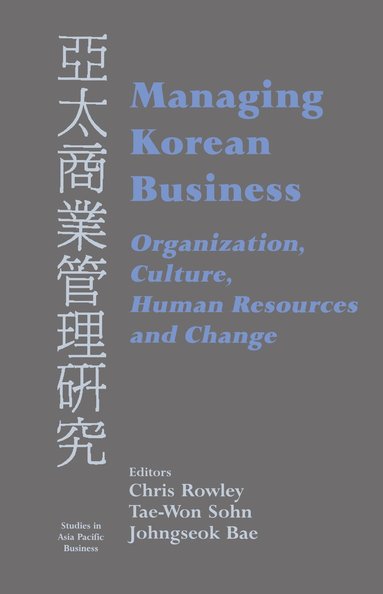 bokomslag Managing Korean Business