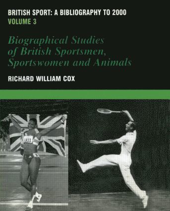 bokomslag British Sport - a Bibliography to 2000