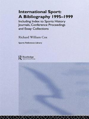 International Sport: A Bibliography, 1995-1999 1