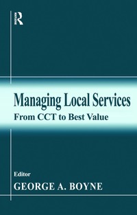 bokomslag Managing Local Services