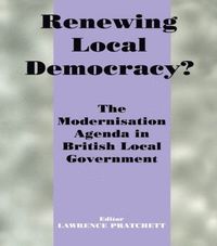 bokomslag Renewing Local Democracy?