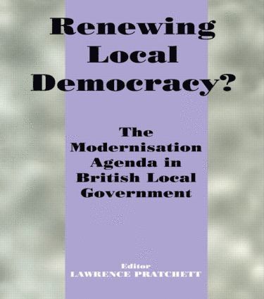 bokomslag Renewing Local Democracy?