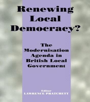 Renewing Local Democracy? 1