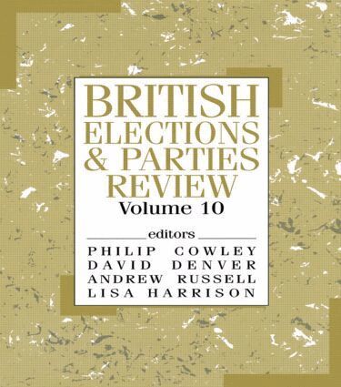 Philip Cowley, David Denver, Andrew Russell - British Elections & Parties Review, Häftad