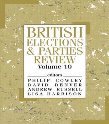 Philip Cowley, David Denver, Andrew Russell - British Elections & Parties Review, Häftad