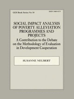 Susanne Neubert - Social Impact Analysis of Poverty Alleviation Programmes and Projects, Häftad