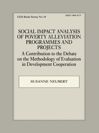 bokomslag Social Impact Analysis of Poverty Alleviation Programmes and Projects