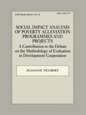 Social Impact Analysis of Poverty Alleviation Programmes and Projects 1