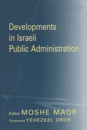 Moshe Maor - Developments in Israeli Public Administration, Häftad