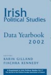 Irish Political Studies Data Yearbook 2002 1