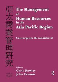 bokomslag The Management of Human Resources in the Asia Pacific Region